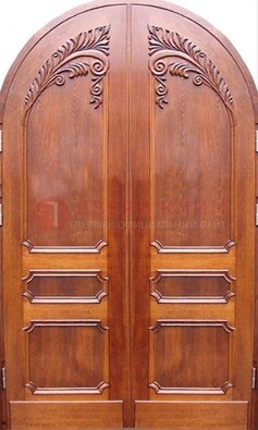 Металлическая арочная дверь ДА-9 в салон красоты в Рузе