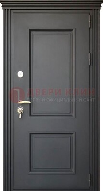 Чёрная дверь с МДФ ДМ-520 в Рузе