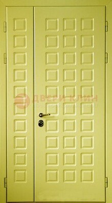 Салатовая тамбурная дверь ДТМ-28 в Рузе