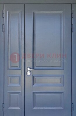 Темно-серая железная дверь с виноритом ДВТ-242 в Рузе